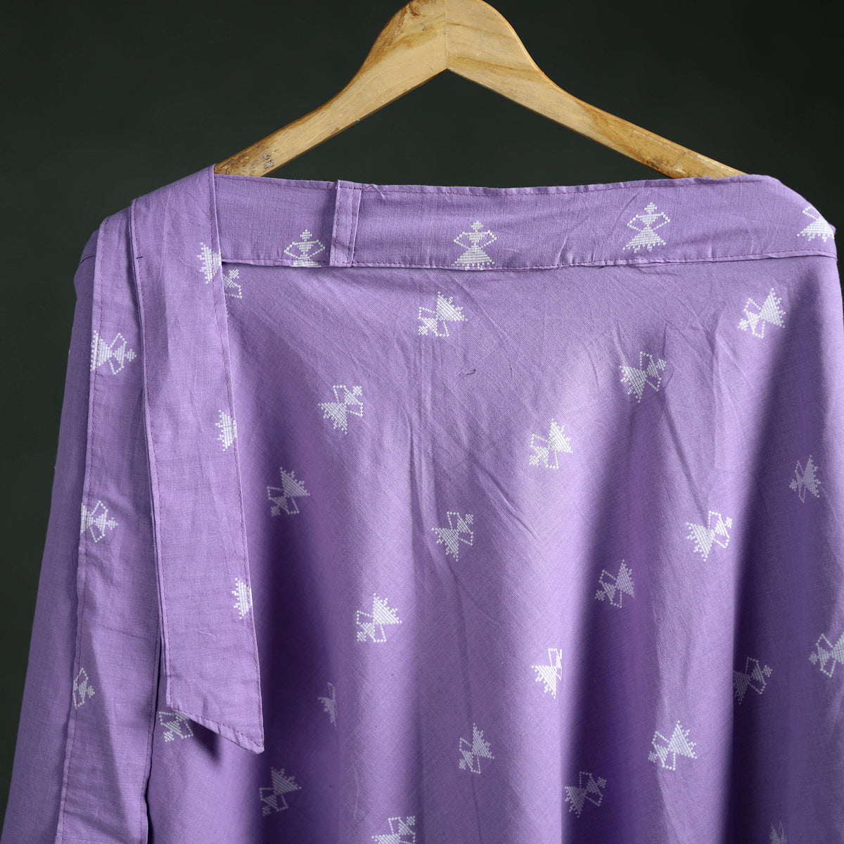 Jacquard Cotton Wrap Around Skirt 152