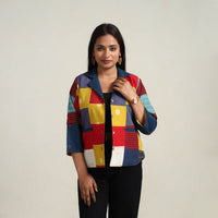 Patchwork Jacquard Women's Jacket 05