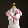 Shibori Tie-Dye Cotton Brooch Scarf 39