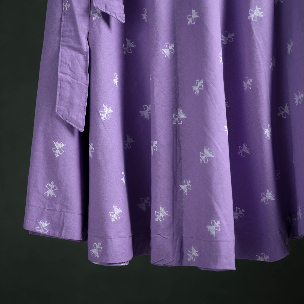 Jacquard Cotton Wrap Around Skirt 152