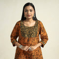 Buy Kutch Batik Printed Cotton Straight Kurta for Women