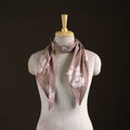 Shibori Tie-Dye Cotton Brooch Scarf 38
