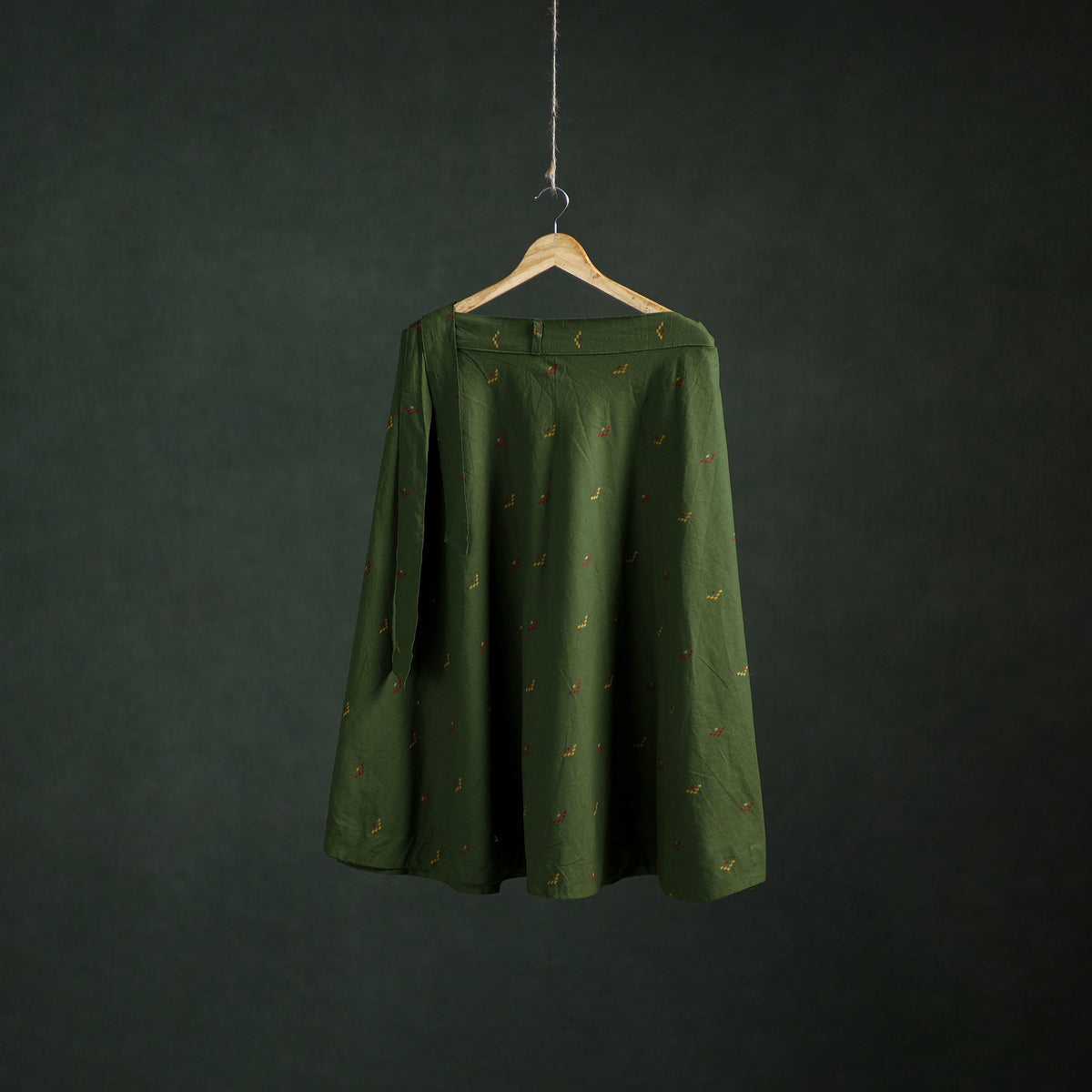 Jacquard Cotton Wrap Around Skirt 153