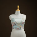 Bengal Kantha Hand Embroidered Cotton Blouse Piece 47