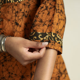 Buy Kutch Batik Printed Cotton Straight Kurta for Women