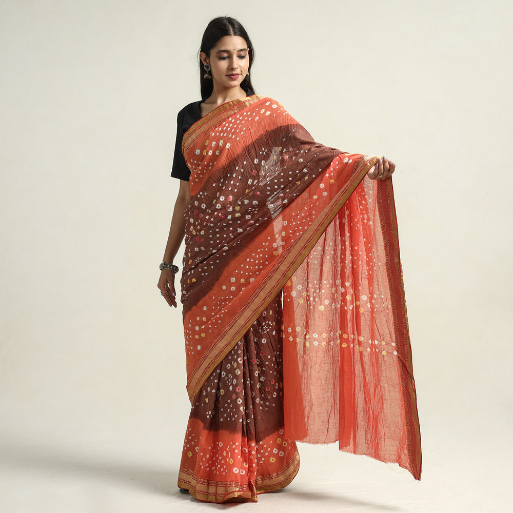 bandhani saree