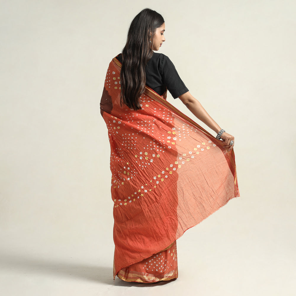 bandhani saree