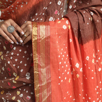 bandhani saree