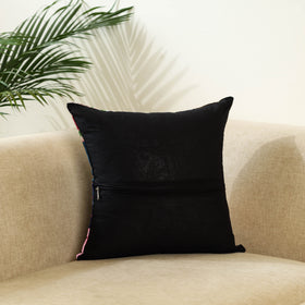 Multicolor - handcrafted cotton patchwork cushion cover 08