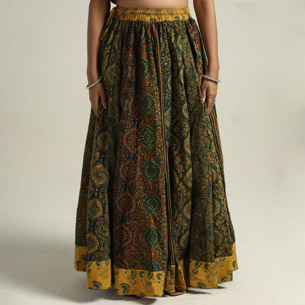 Ajrakh Patchwork Skirt 