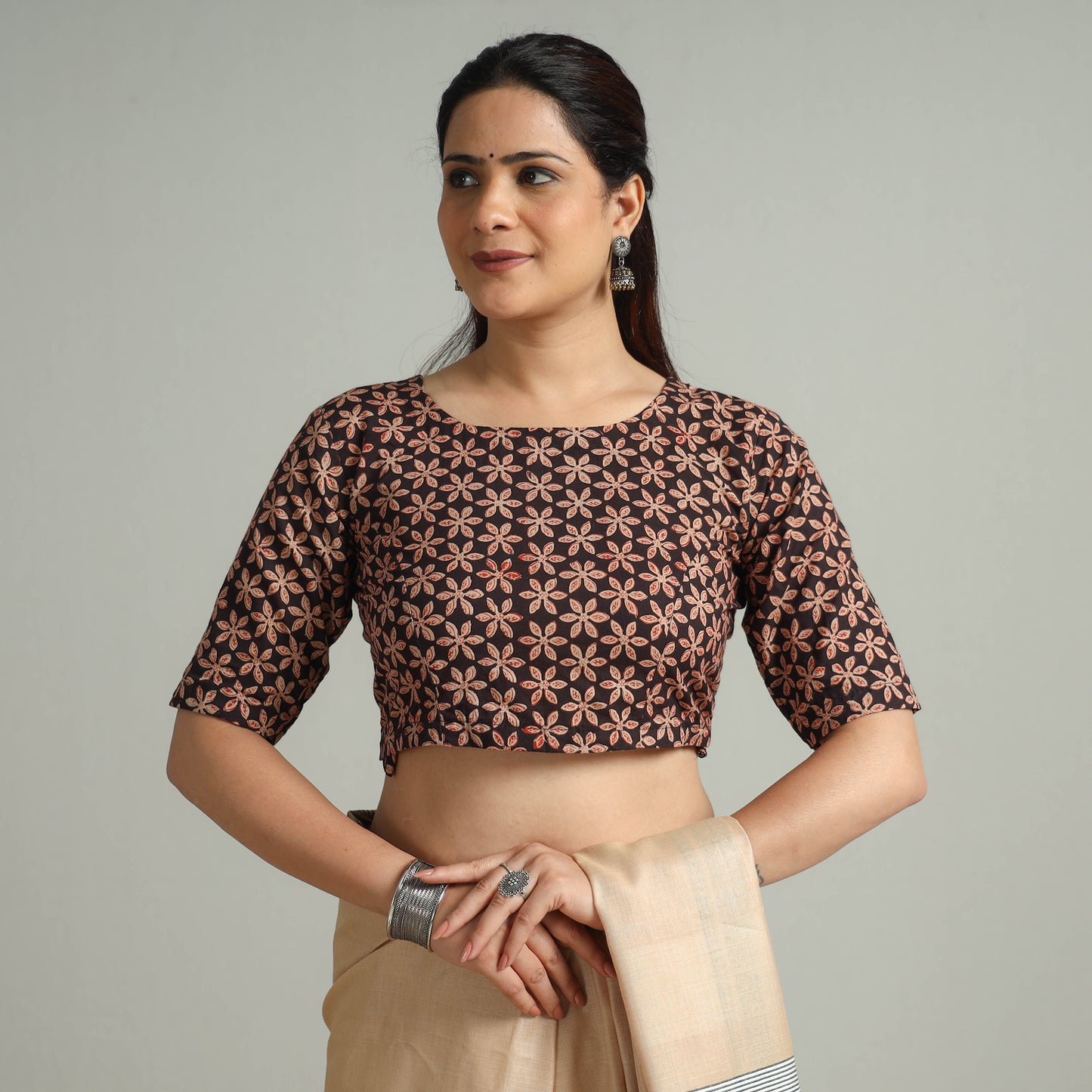 Bagru Stitched Blouse