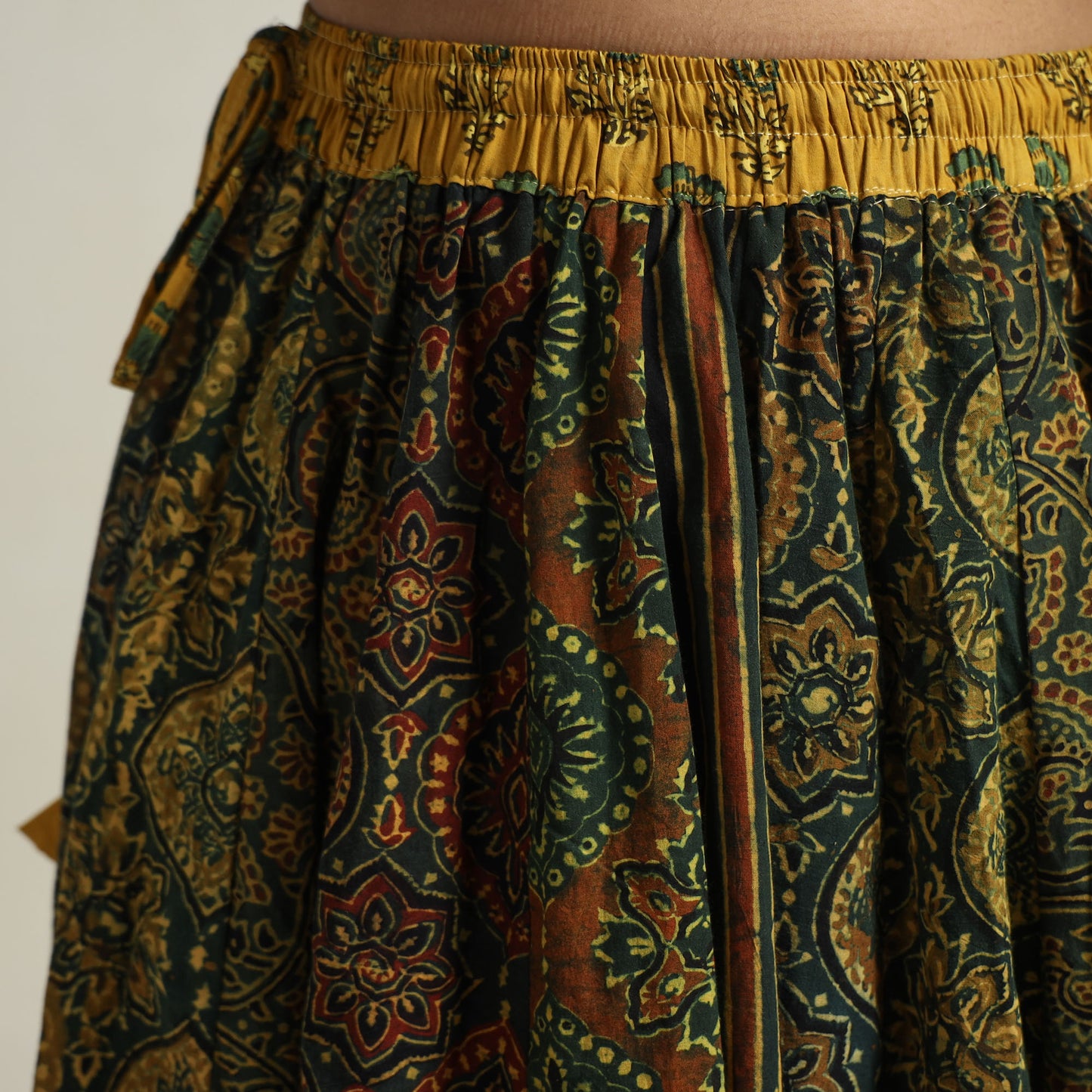 Ajrakh Patchwork Skirt 