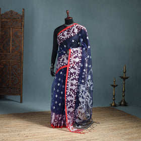 Bengal Pure Muslin Handloom Jamdani Saree 32