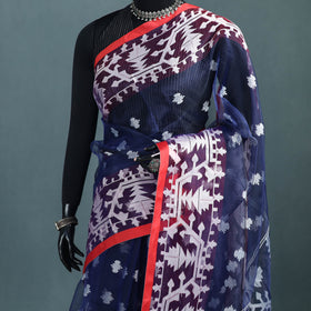 Bengal Pure Muslin Handloom Jamdani Saree 32