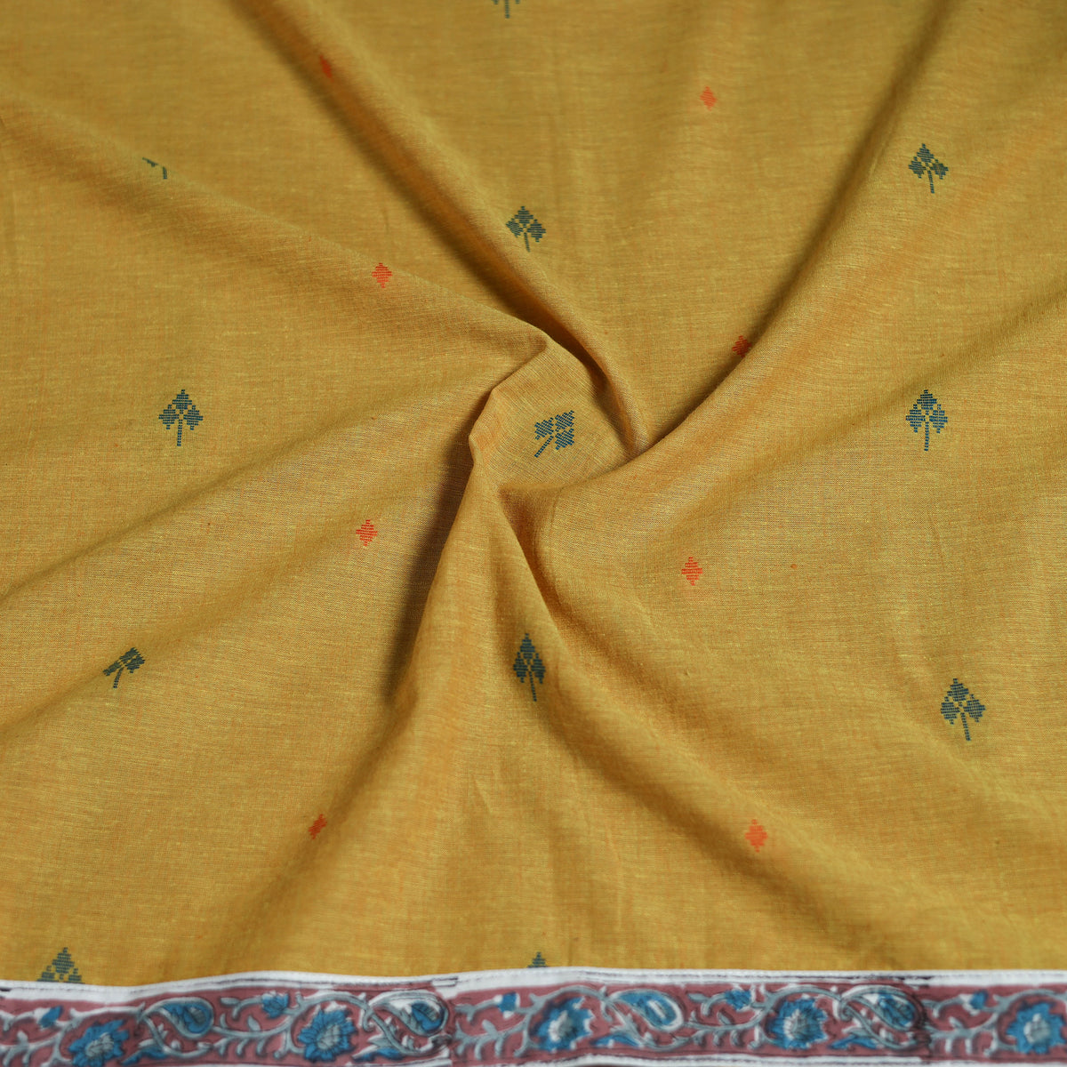 Jacquard Weave Cotton Blouse Piece 19