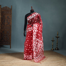 Bengal Pure Muslin Handloom Jamdani Saree 33
