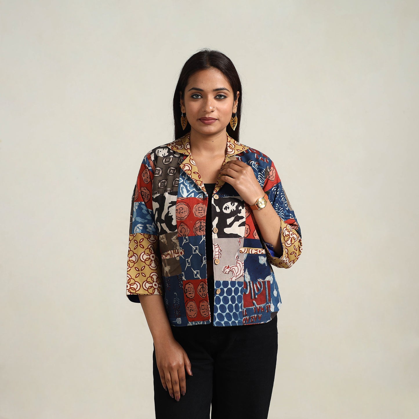 Patchwork Bindass Print Women's Jacket 09