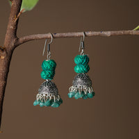 Jasmine Handcrafted GS Beadwork Jhumki Earrings 16