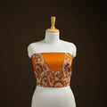 Bengal Kantha Hand Embroidered Cotton Blouse Piece 61