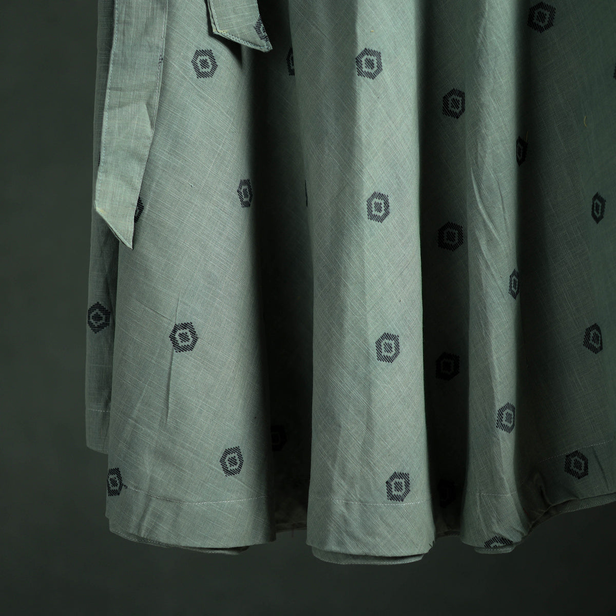 Jacquard Cotton Wrap Around Skirt 158