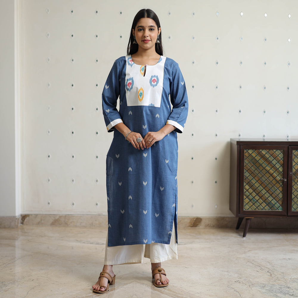 jacquard kurta