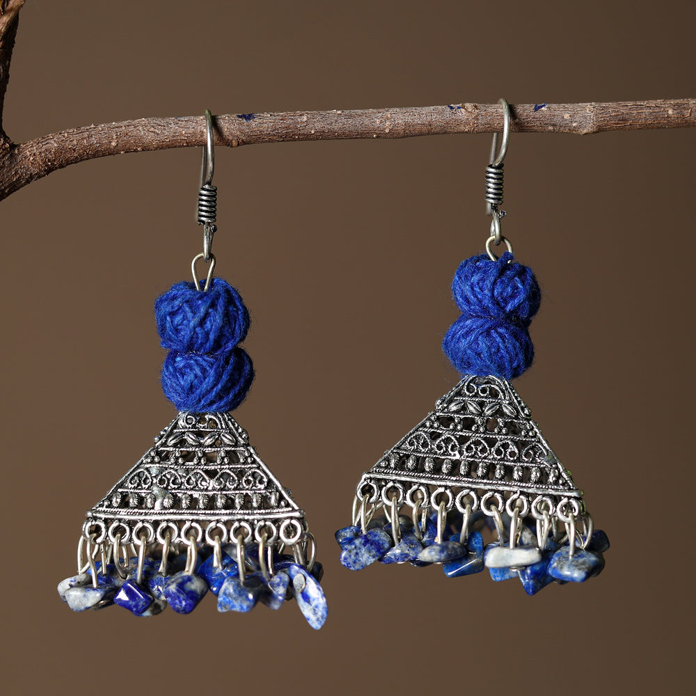 Lavanya Handcrafted GS Beadwork Jhumki Earrings 20