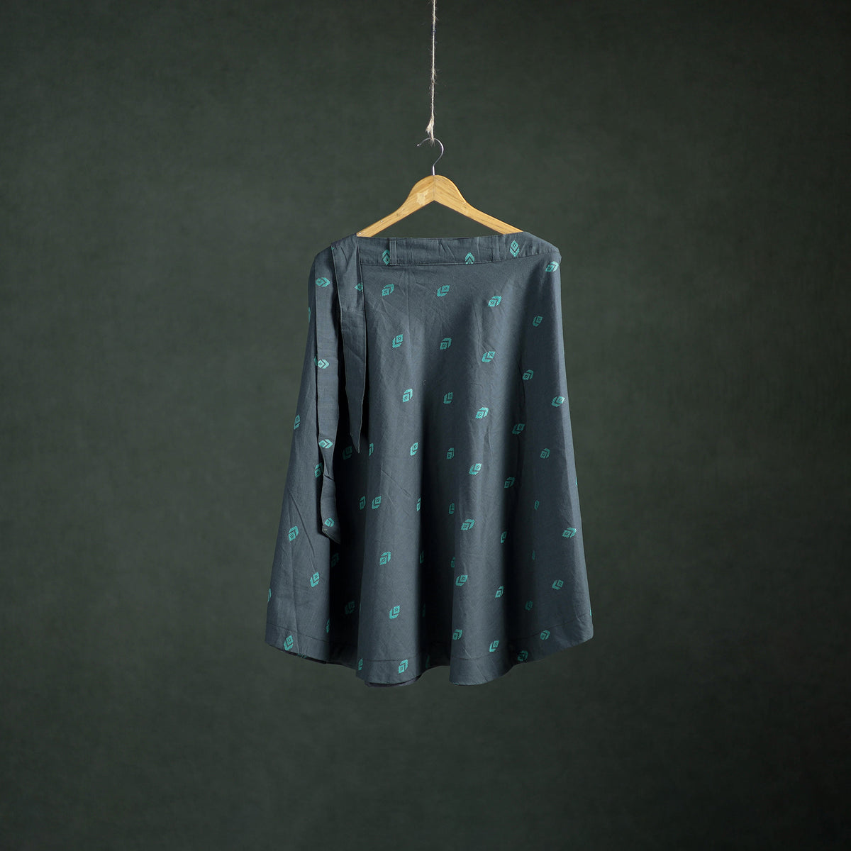 Jacquard Cotton Wrap Around Skirt 160