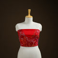 Bengal Kantha Hand Embroidered Cotton Blouse Piece 66