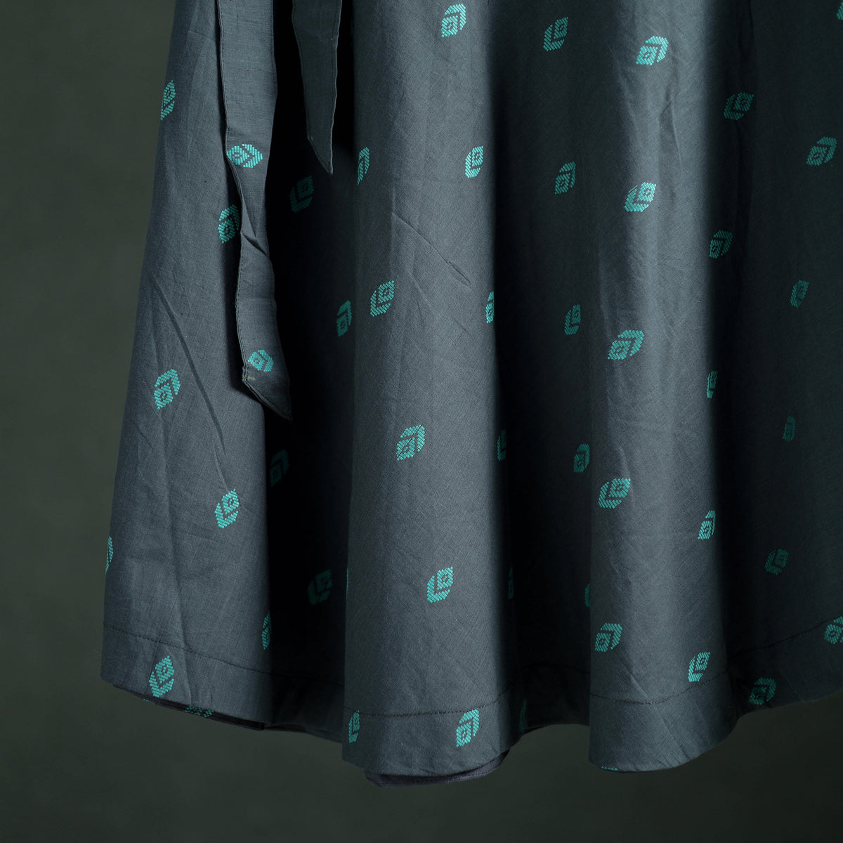 Jacquard Cotton Wrap Around Skirt 160