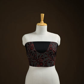 Bengal Kantha Hand Embroidered Cotton Blouse Piece 68