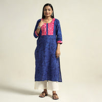 batik printed kurta