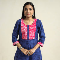 batik printed kurta