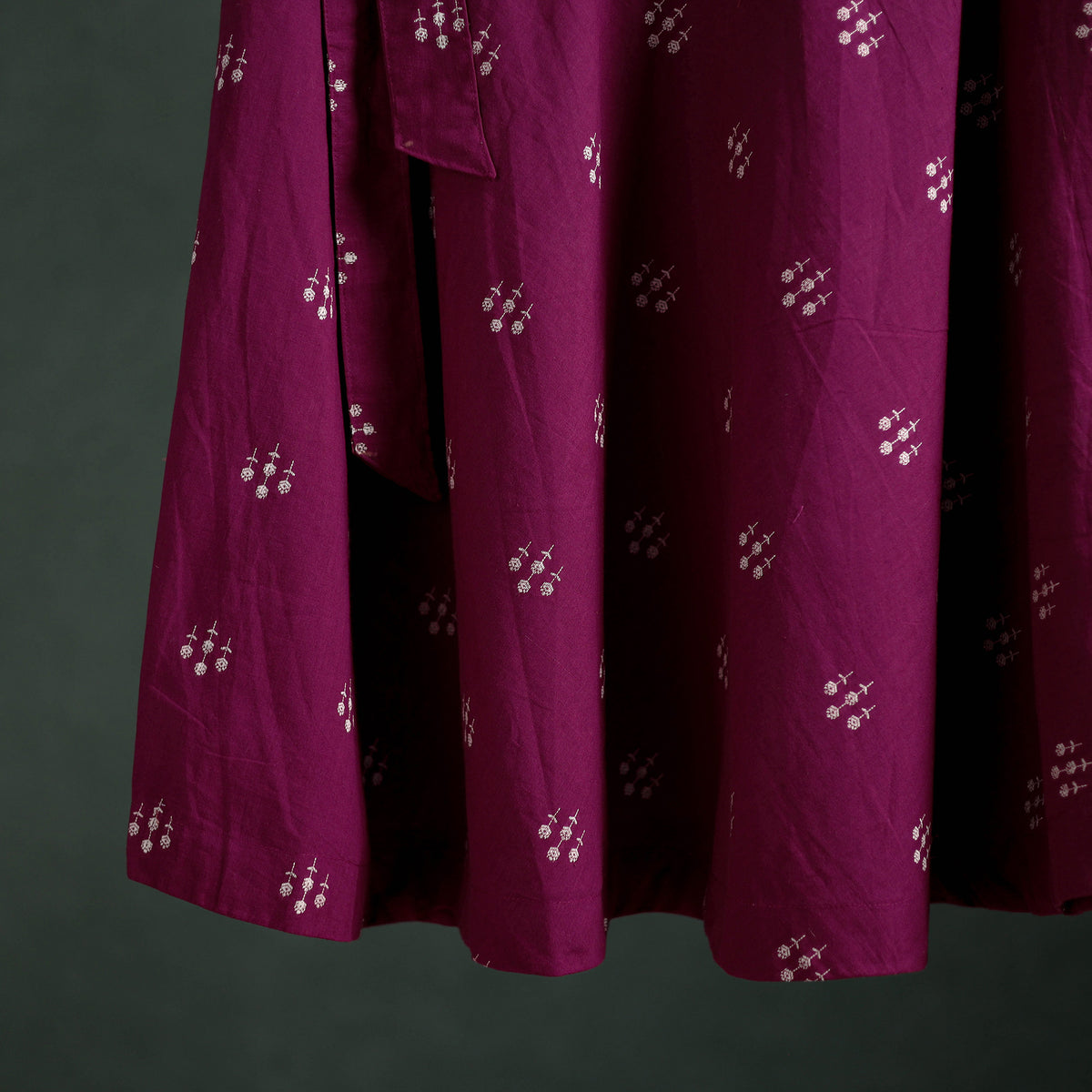 Jacquard Cotton Wrap Around Skirt 161