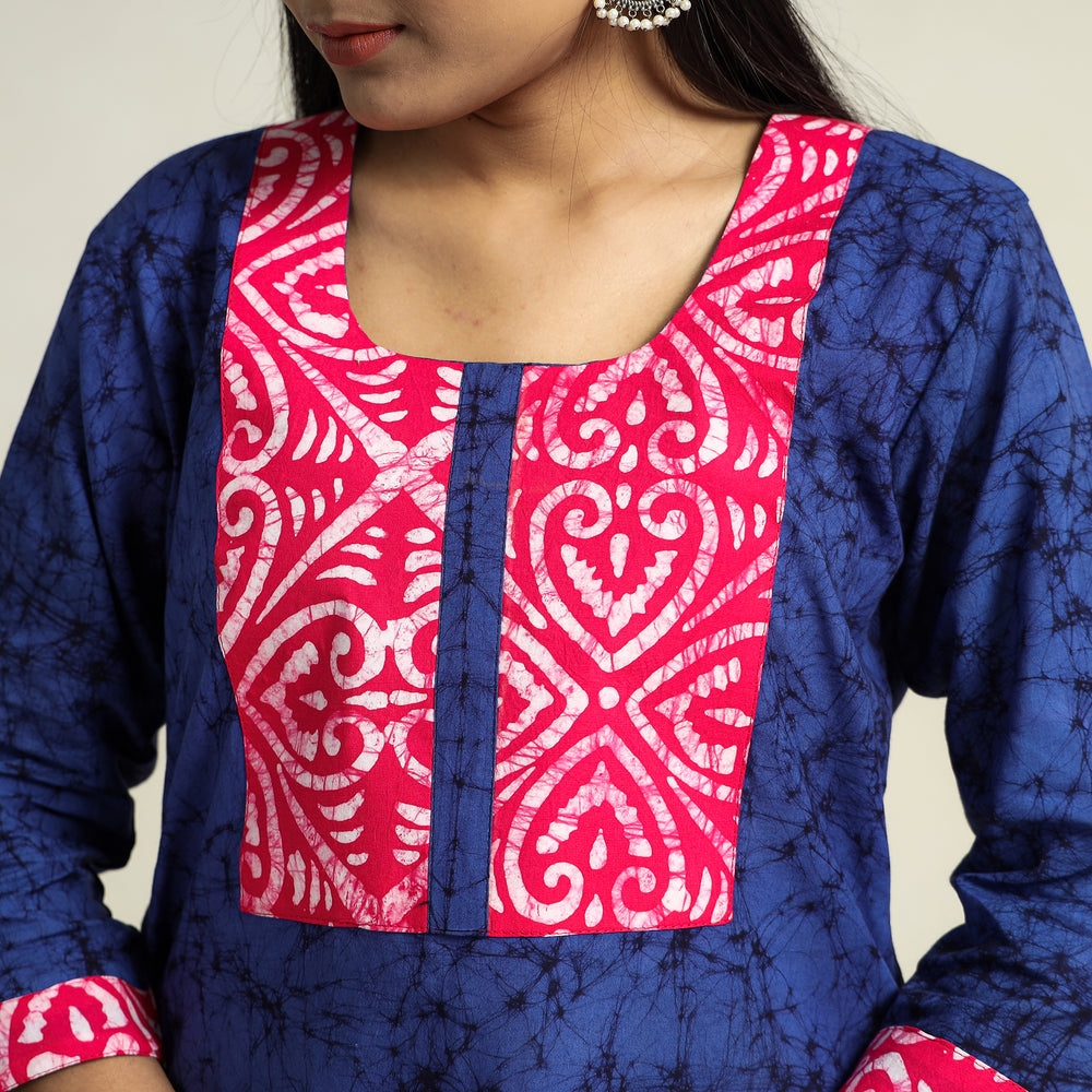 batik printed kurta