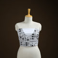 Bengal Kantha Hand Embroidered Cotton Blouse Piece 72