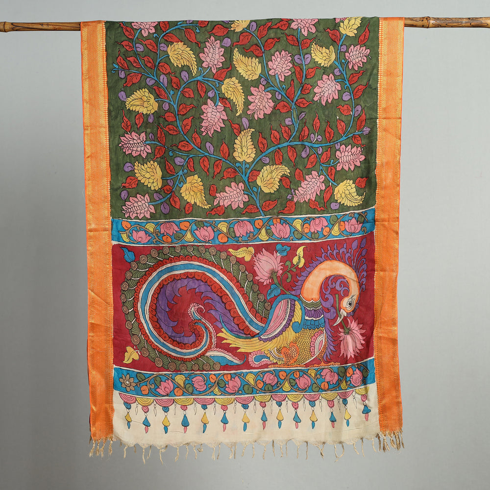 kalamkari handpainted dupatta