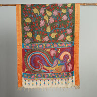 kalamkari handpainted dupatta