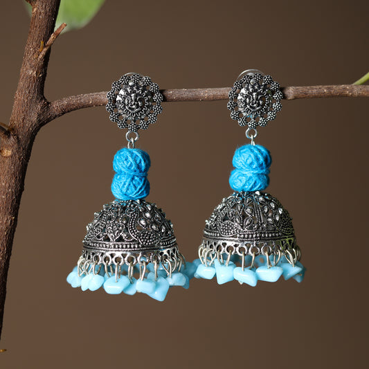 Pragya Handcrafted GS Beadwork Jhumki Earrings 27