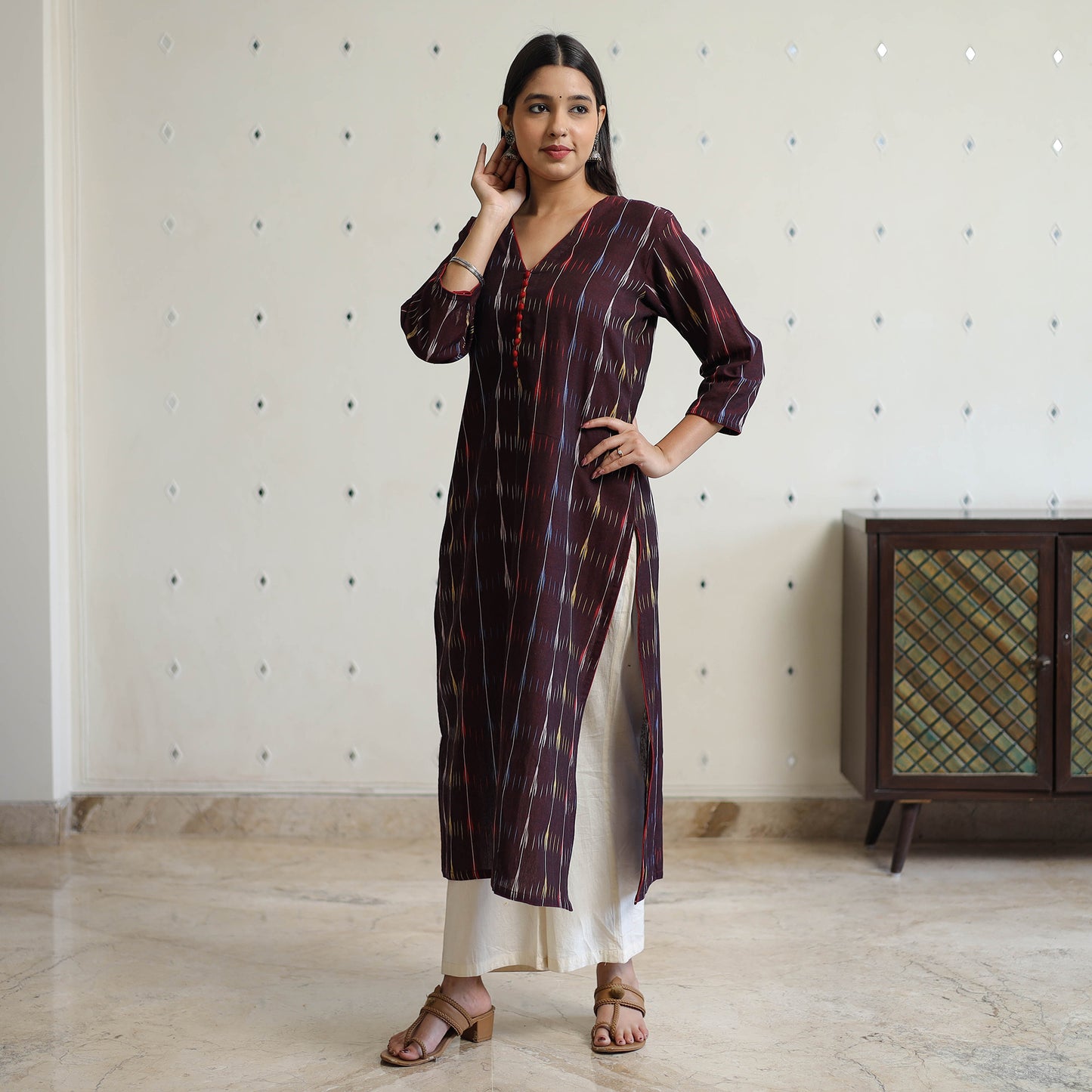 pochampally ikat kurta