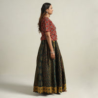 Ajrakh Patchwork Skirt 