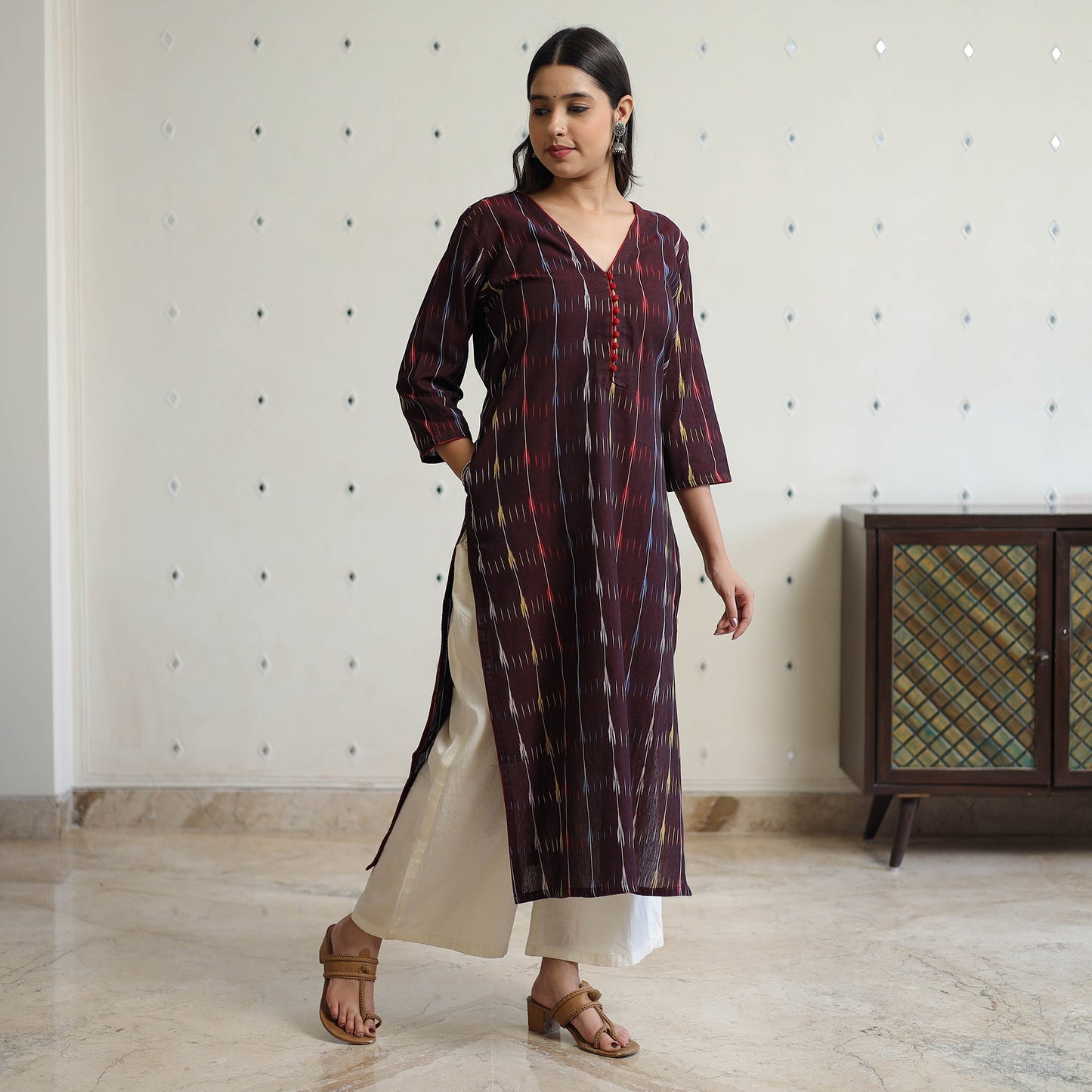 pochampally ikat kurta