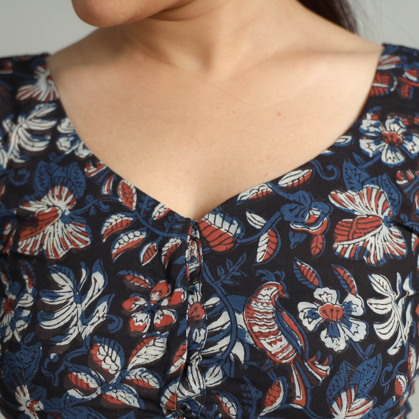 Bagru Stitched Blouse