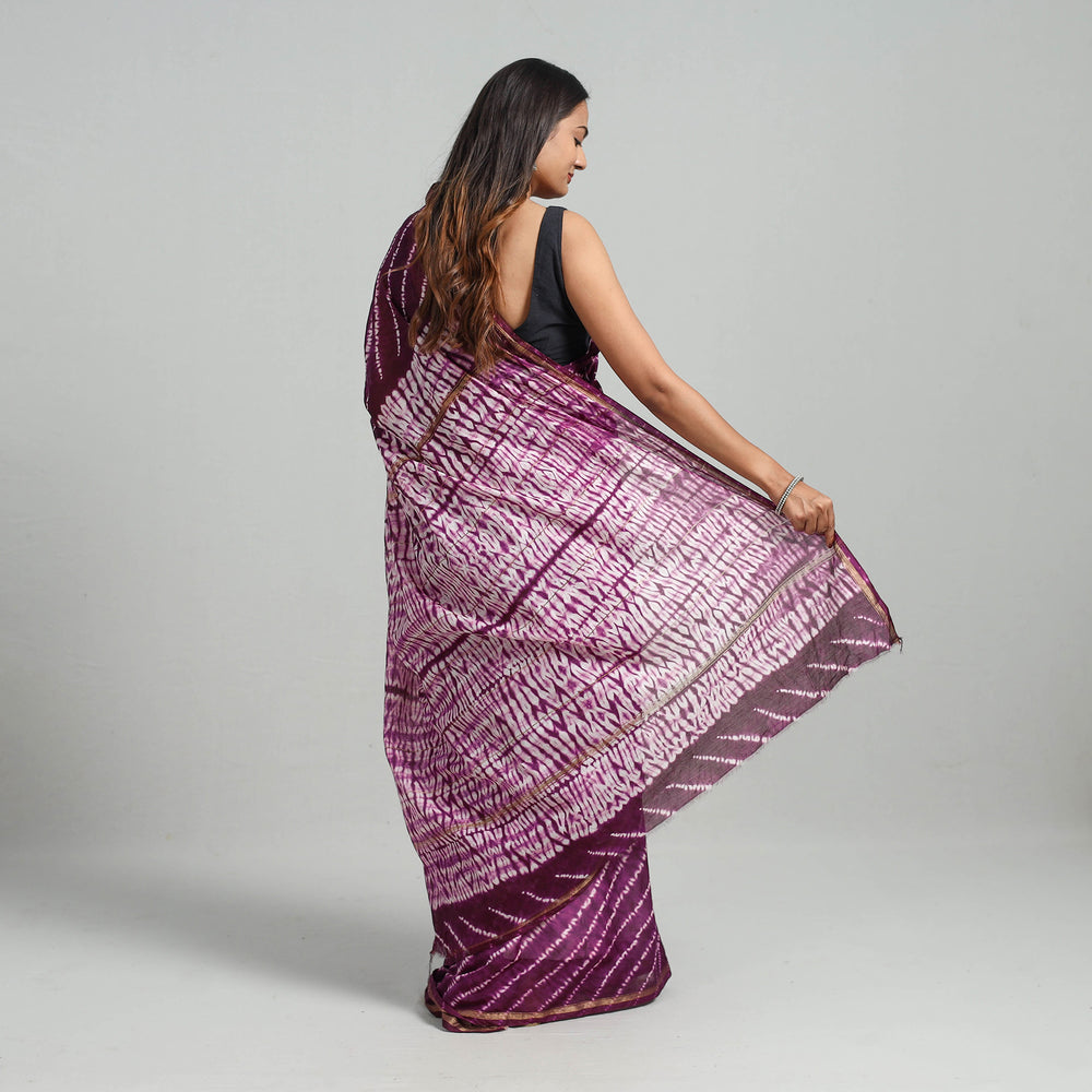 shibori silk saree