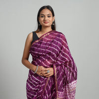 shibori silk saree