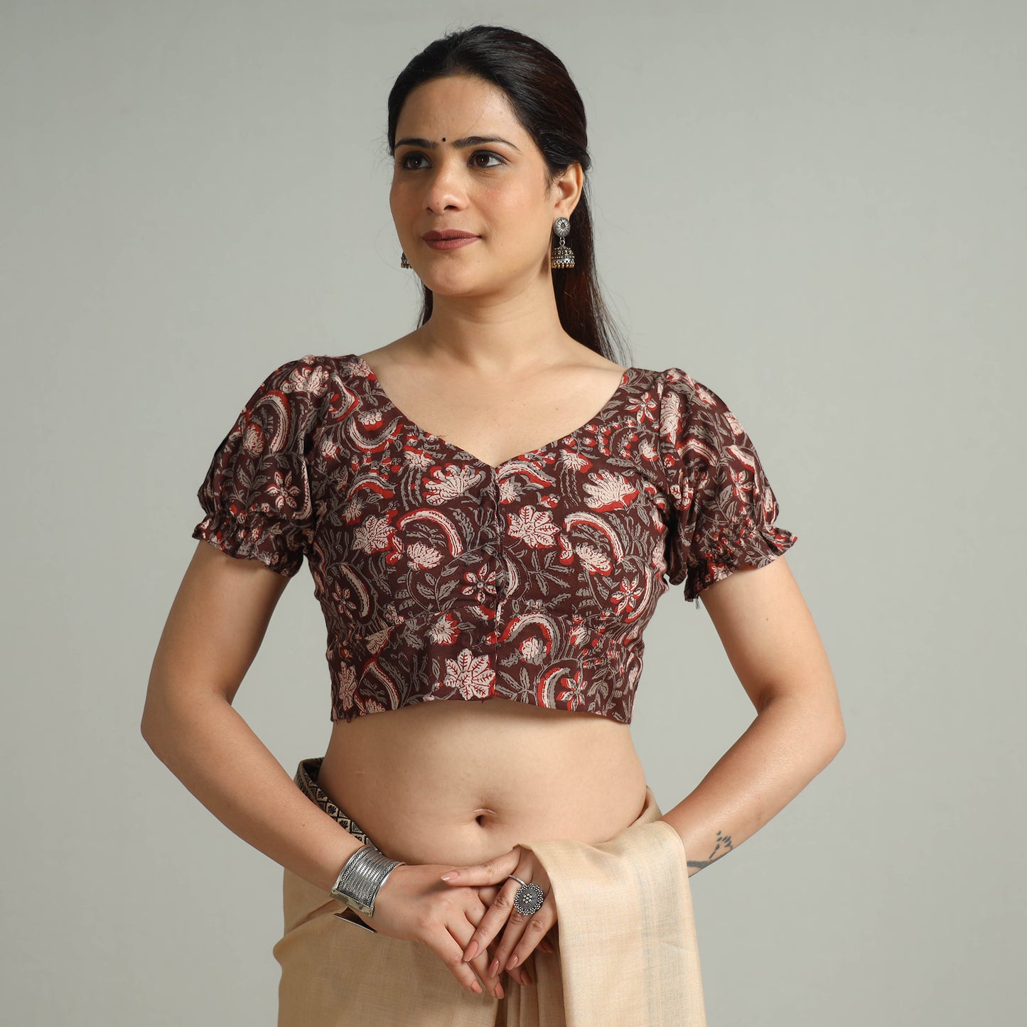 Bagru Stitched Blouse