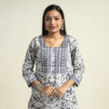 Buy Kutch Batik Printed Cotton Straight Kurta for Women
