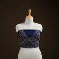 Bengal Kantha Hand Embroidered Cotton Blouse Piece 82