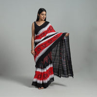 Multicolor - Ikat Weave Handloom Cotton Sambalpuri Saree 03