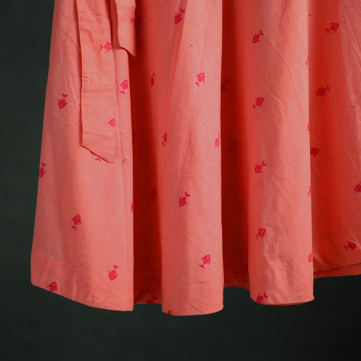 Jacquard Cotton Wrap Around Skirt 165