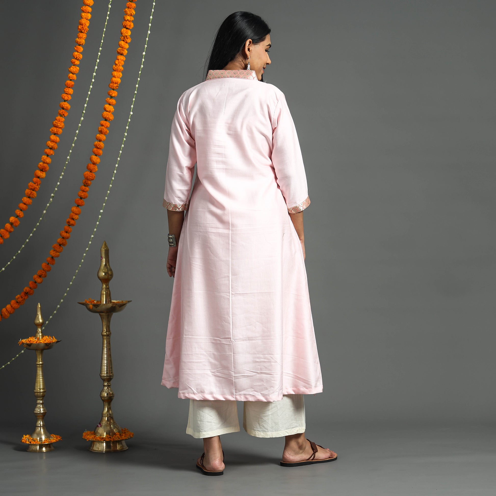 Tussar Silk Handloom Banarasi Kurta